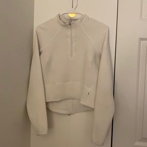 White lululemon quarter zip